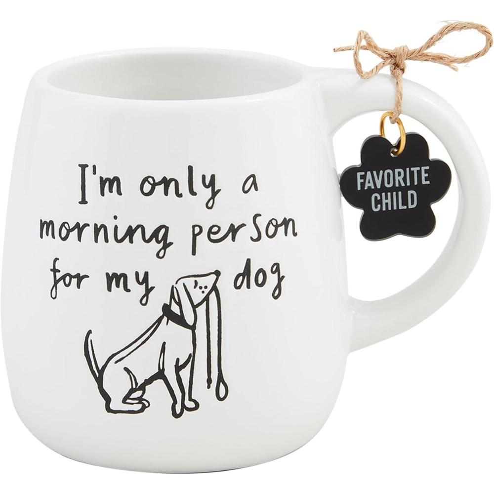 image:imageMud Pie Morning Person Resist Dog Mug 12 oz