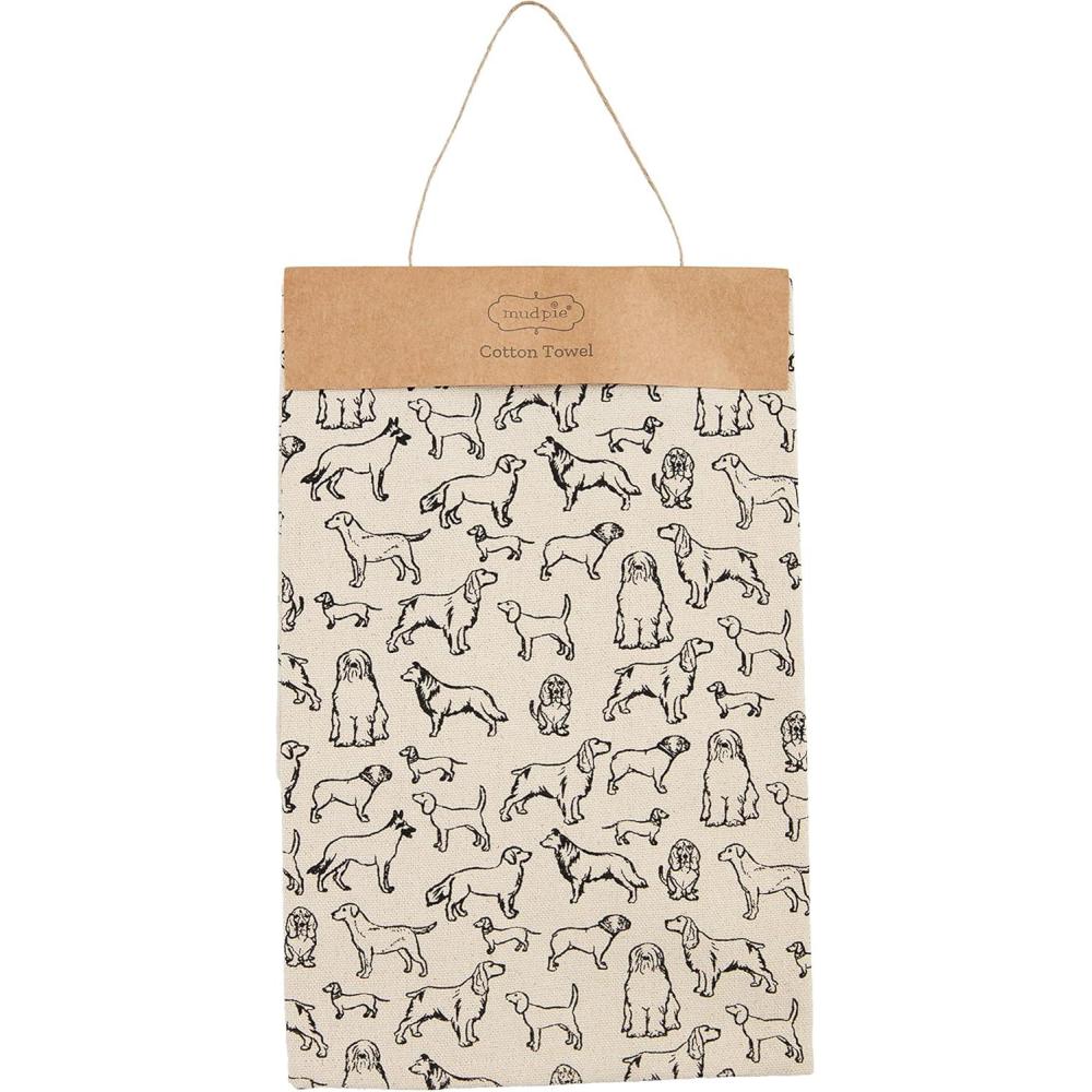 image:imageMud Pie Pattern Dog Towel 21 x 14