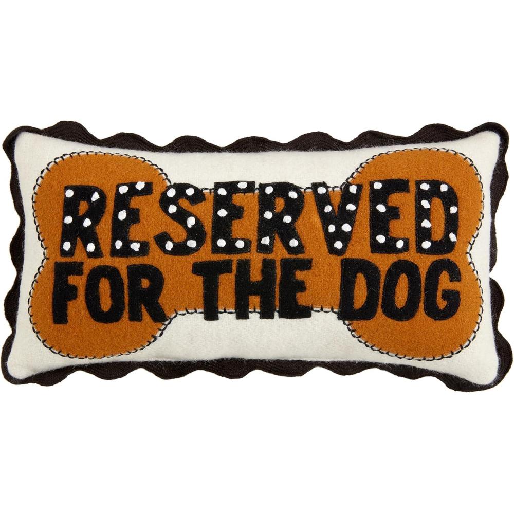 image:imageMud Pie Reserved Mini Felted Pillow Reversed
