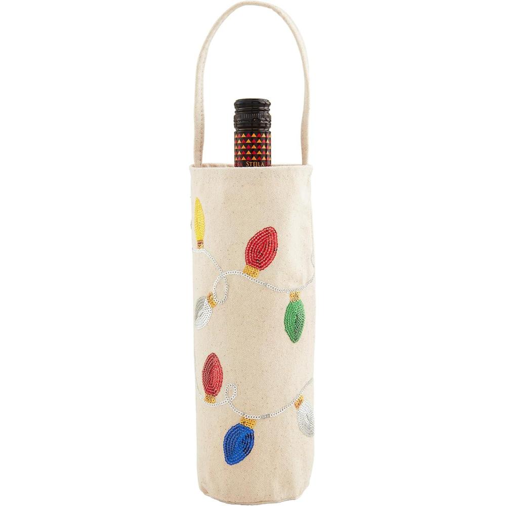image:imageMud Pie Sequin Wine Bag Red 15 x 5White