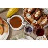 GRAVY BOAT SET(boat 4 1/2″ x 6 1/2″ | saucer 7″ dia | ladle 7″)