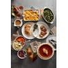 GRAVY BOAT SET(boat 4 1/2″ x 6 1/2″ | saucer 7″ dia | ladle 7″)