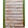 Mud Pie 4345120 Planked Wood Liquor Store & Back Wall Plaque