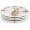 Mud Pie Ceramic Tidbit Tray Set