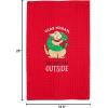 Mud Pie Dog Human Towel, Dear Human Dog, 25″ x 16″(Dear Human Dog)