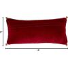 Mud Pie Hooked Holiday Dog Pillow, Christmas, 8″ x 18″(Santa)