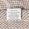 Mud Pie Woven Cotton Initial E Throw Blanket, Taupe, 70 inches x 50 inches(E)