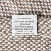 Mud Pie Woven Cotton Initial E Throw Blanket, Taupe, 70 inches x 50 inches(G)
