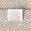 Mud Pie Woven Cotton Initial E Throw Blanket, Taupe, 70 inches x 50 inches(L)