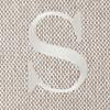 Mud Pie Woven Cotton Initial E Throw Blanket, Taupe, 70 inches x 50 inches(S)