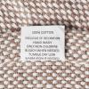 Mud Pie Woven Cotton Initial E Throw Blanket, Taupe, 70 inches x 50 inches(T)