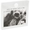 Mud Pie 4X6 Acrylic Dog Paw Frame; 6 1/2″ X 7″