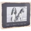 Mud Pie Acrylic Dog Frame, Home is Where, 8.5″ 6.75″