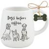 Mud Pie Coffee Resist Dog Mug; 12 oz
