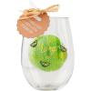 Mud Pie Day Party Cup Ice Cube Set; glass 14 oz | cube 2″(Margs)