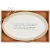 Mud Pie Farmhouse Sentiment Plate, Best, 6 1/2″ X 11″(Best)
