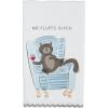 Mud Pie No Fluffs Cat RIC Rac Towel; 26″ x 16 1/2″
