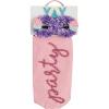 Mud Pie Party Wine Bag Glasses Set, 14″, Multi