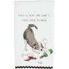 Mud Pie Spilled Dog RIC Rac Towel; 26″ x 16 1/2″
