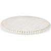 White Beaded Lazy Susan