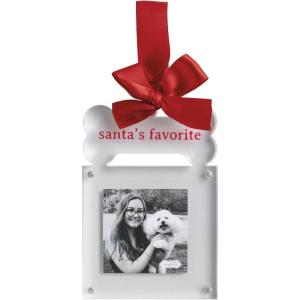Mud Pie Christmas Santa’s Favorite Ornament Frame