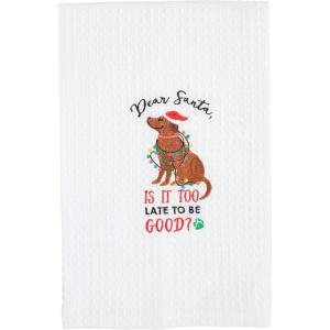 Mud Pie Dog Human Towel, Dear Human Dog, 25″ x 16″(To Late to Be Good)