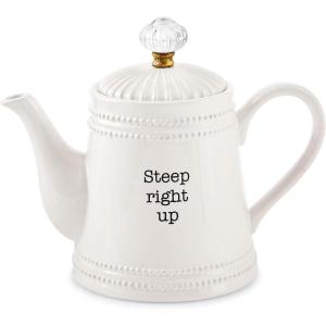 Mud Pie Door Knob Teapot