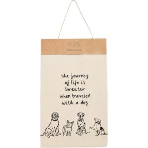 Mud Pie Quote Dog Towel; 21″ x 14″