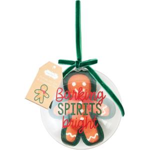 Mud Pie Toy Ornament, Barking Spirits, 4″ Dia