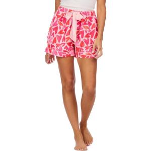 Mud Pie Women’s Valentine Pajama Shorts Pink