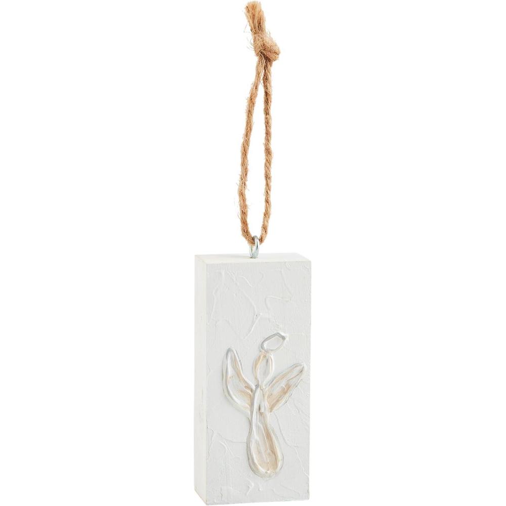 image:imageMud Pie White Christmas Ornament Angel 4 12 x 24 12 x 2