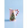 Mud Pie Christmas Tree Candy Cane Handle Pitcher