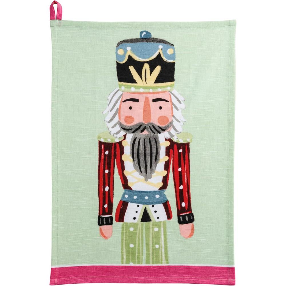 image:imageMud Pie Christmas Green Nutcracker TowelLightPastel Green
