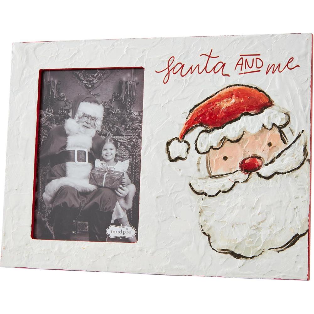 image:imageMud Pie Santa And Me Painted Frame 7 12 x 8 12