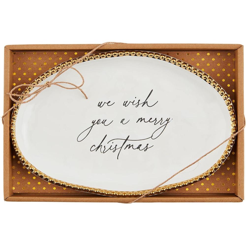 image:imageMud Pie Sentiment Plates We Wish 6 12 x 10