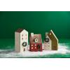 Mud Pie Christmas House, White, 8″ x 5″
