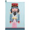 Mud Pie Christmas Green Nutcracker Towel(Blue)