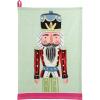 Mud Pie Christmas Green Nutcracker Towel(Light/Pastel Green)
