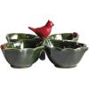 Mud Pie Christmas Holly Sectioned Sever Set