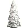 Mud Pie Christmas Large Green Toile Tree
