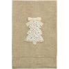 Mud Pie Christmas Tree White Christmas Pearl Towel
