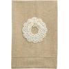 Mud Pie Christmas Wreath White Christmas Pearl Towel