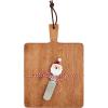 Mud Pie Square Mini Christmas Wood Boards; board 9″ x 6 1/2″ | spreader 4 3/4″
