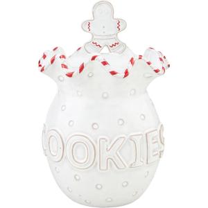 Mud Pie Gingerbread Cookie Jar; 9 1/2″ x 6″ dia