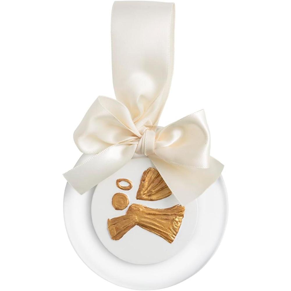 image:imageMud Pie Christmas Angel Gold Intaglio Ornament