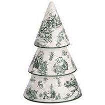 Mud Pie Christmas Small Green Toile Tree