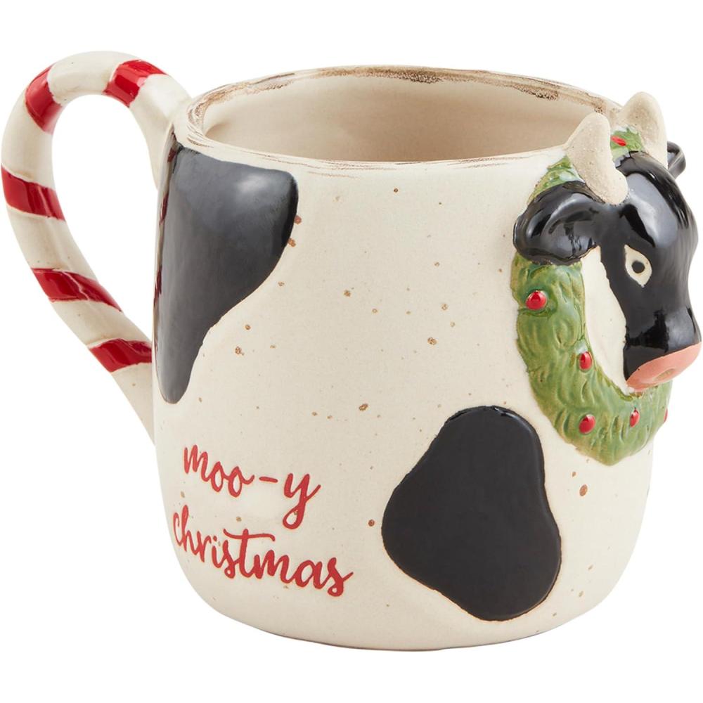 image:imageMud Pie Farm Animal Christmas Mug Cow 12 oz