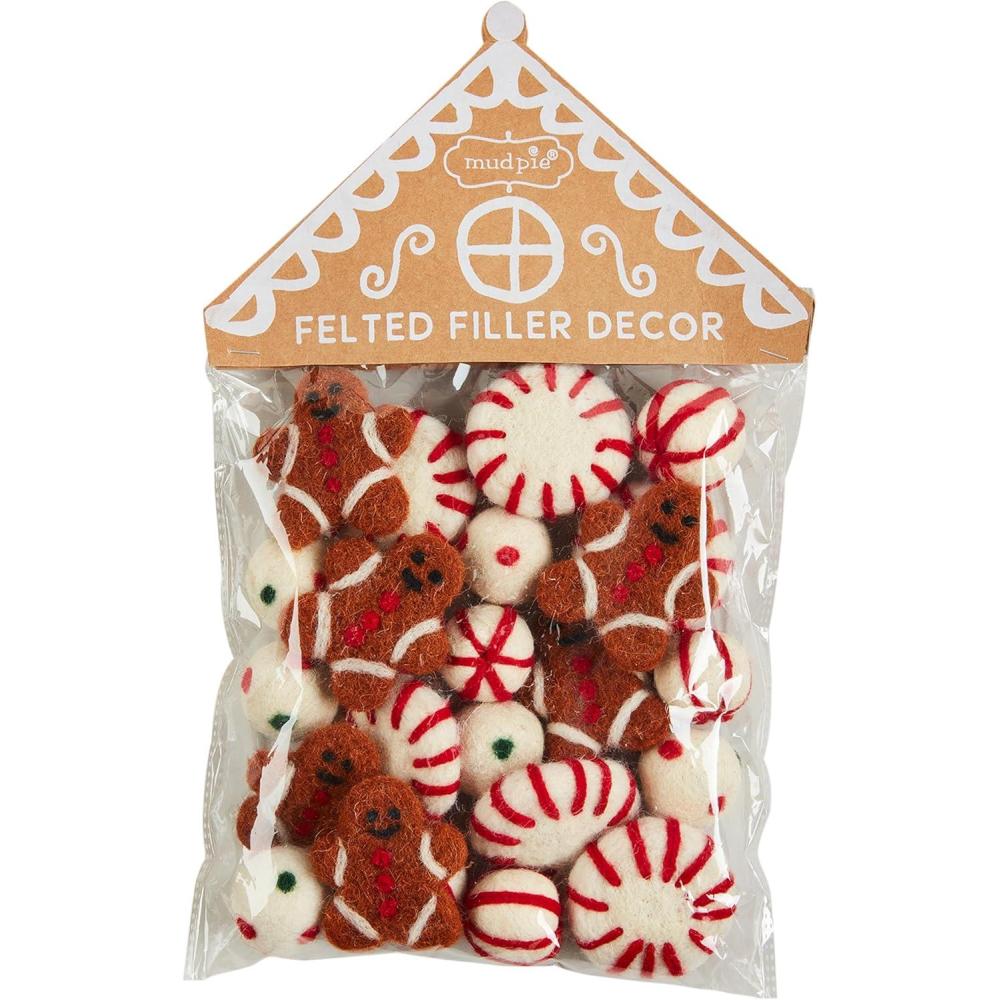 image:imageMud Pie Felted Filler Gingerbread 10 14 x 7 14