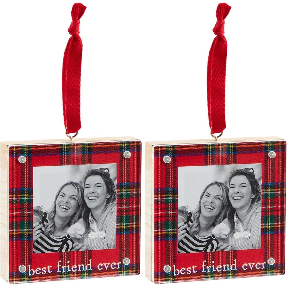 image:imageMud Pie Frame Ornament Best Friends 4 x 44 x 4 Pack of 2