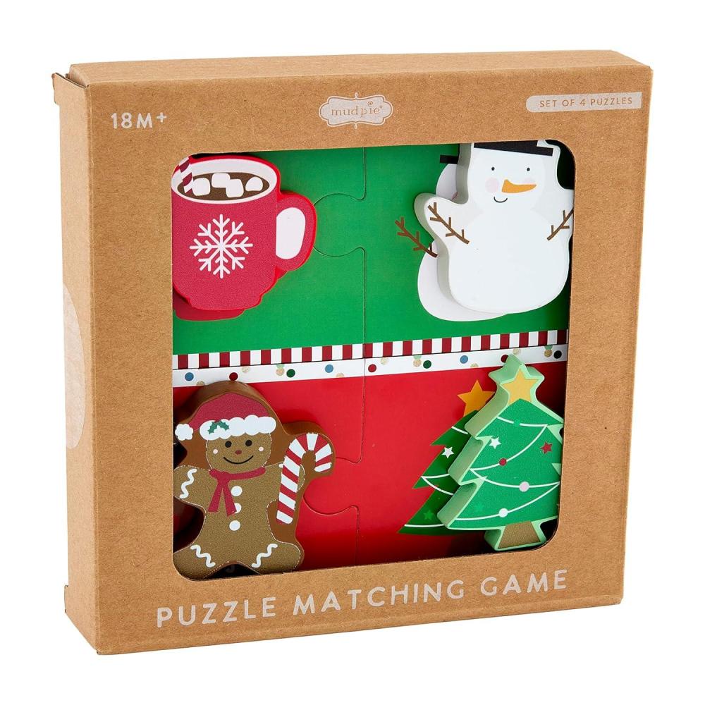 image:imageMud Pie Kids Holiday Puzzle Matching Game